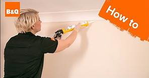 How to put up coving