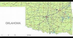 map of Oklahoma