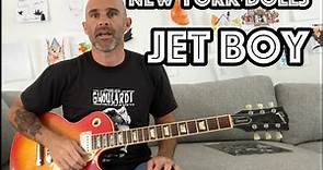Jet Boy New York Dolls Guitar Lesson + Tutorial [WITH SOLO]