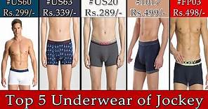 Top 5 Underwear (Boxer Trunk) of Jockey for Men | Unboxing and Review of Jockey undergarment