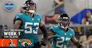 Jacksonville Jaguars Top Plays vs. Cleveland Browns | NFL 2022 Preseason Week 1