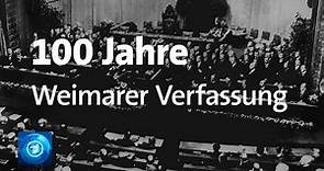 100 Jahre Weimarer Reichsverfassung