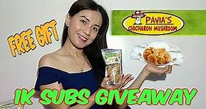 ASMR PAVIA'S MUSHROOM CHIPS I FREE GIFTS UNBOXING + GIVEAWAY
