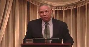 Colin Powell Speaks About Leadership and Trust [FILE]