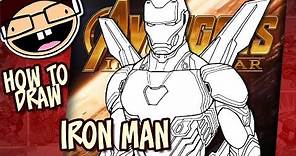 How to Draw IRON MAN (Avengers: Infinity War) | Narrated Easy Step-by-Step Tutorial