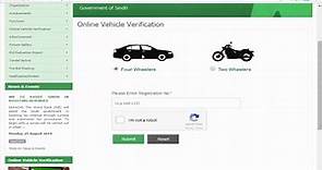 Online Vehicle Verification Karachi - Online Vehicle Verification Islamabad