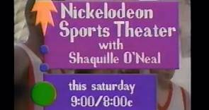 1996 Nickelodeon Sports Theater with Shaquille O'Neal Commercial
