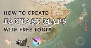 How to Create Fantasy Maps with Free Tools (GIMP, Krita)