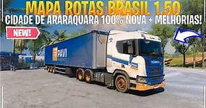 ROTAS BRASIL 1.50 + FINAL DA ROTA - ESSE MAPA ESTÃ MUITO REALISTA!