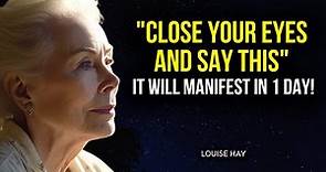 Louise Hay: Fastest Way to Manifest Anything | Powerful Law of Attraction Technique