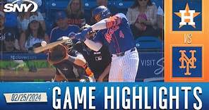 Francisco Alvarez belts first HR of spring as Mets top Astros | SNY