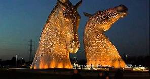 The Kelpies - Andy Scott's Equine Sculptures near Falkirk, Scotland