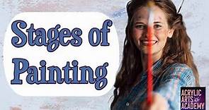 How to Paint From Sketch to Finish: Stages of Painting