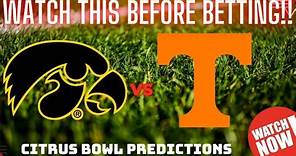 Citrus Bowl Betting Preview - Iowa Hawkeyes vs Tennessee Volunteers Prediction and Picks