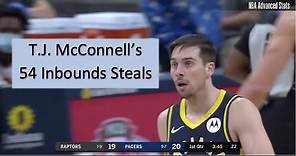 T.J. McConnell Steals 54 Inbounds Passes - NBA Career Highlights
