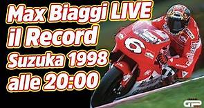 LIVE alle 20:30 con Max Biaggi: il racconto del record assoluto a Suzuka 1998