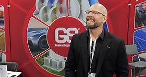 Matthew Smiley from General Sealants speaks to the Adhesives & Bonding Expo team