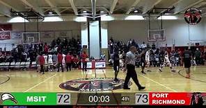 Port Richmond Vs. McKee/S.I. Tech - Boys Varsity Basketball Live Stream OPENING NIGHT