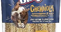 Purina Busy Rawhide Small/Medium Breed Dog Bones, Chewnola with Oats & Brown Rice - 10 ct. Pouch