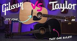 Gibson versus Taylor I Why does the Taylor work and the Gibson doesn't?