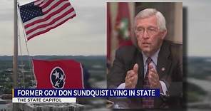 Former Gov. Don Sundquist lying in state
