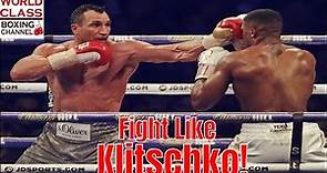 Boxing Lesson | Fighting Tall Like Wladimir Klitschko