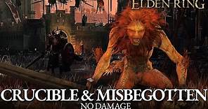 Crucible Knight & Misbegotten Warrior Boss Fight (No Damage) [Elden Ring]