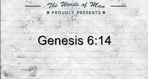 The Holy Bible: Genesis 6:14