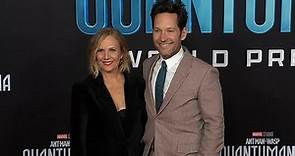 Paul Rudd and his wife Julie Yaeger at the Quantumania premiere