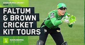 Nicole Faltum & Maitlan Brown Kit Tour | Kookaburra Cricket
