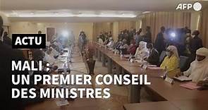 Mali: premier Conseil des ministres du nouveau gouvernement de transition | AFP