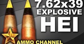 AMMOTEST: 7.62x39 HEI High Explosive Incendiary ammo