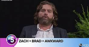 Watch Zach Galifianakis Ask Brad Pitt If He's Seen 'Friends'