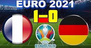 Francia vs Alemania 1-0 | UEFA Euro 2021 - 15/06/21 | Partido Completo HD
