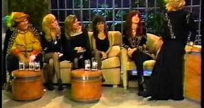 The Bangles on "Late Night" with Joan Rivers