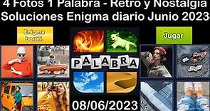 4 Fotos 1 Palabra - Retro y Nostalgia - 08/06/2023 - Solucion Enigma diario - Junio de 2023