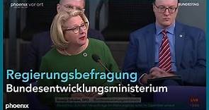 Befragung der Bundesregierung mit Svenja Schulze (SPD) am 18.01.23