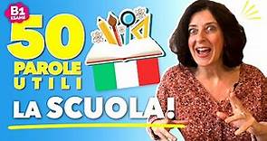 Vocabolario Italiano per il Tema SCUOLA: Rapido, veloce e Utile 🇮🇹