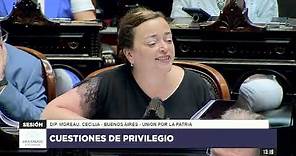 Diputada Moreau, Cecilia - UxP - Continuación de Sesión - 01-02-2024 - OT