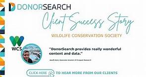 Wildlife Conservation Society: Client Success Story