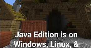 What Is The Difference Between Minecraft Java Edition & Minecraft Bedrock Edition