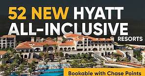 New Hyatt All-Inclusive Hotels Bookable with Chase Sapphire Preferred Points