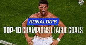 Cristiano Ronaldo Top-10 Champions League Goals | Man United, Madrid, Juve | CBS Golazo