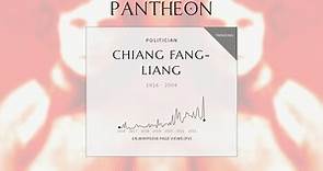 Chiang Fang-liang Biography - First Lady of the Republic of China, wife of Chiang Ching-kuo (1916–2004)