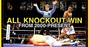 MANNY "PACMAN" PACQUIAO ALL KNOCKOUT WINS (2000-PRESENT)