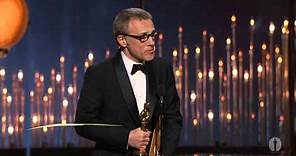 Christoph Waltz winning Best Supporting Actor for "Django Unchained"