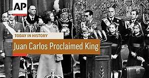 Juan Carlos Proclaimed King - 1975 | Today In History | 22 Nov 17