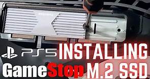 Installing Gamestop Exclusive PS5 M.2 SSD