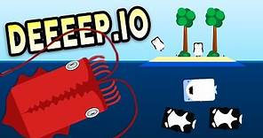 THE UNSTOPPABLE GIANT SQUID! - Deeeep.io Gameplay