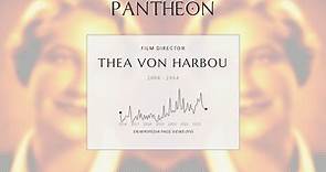 Thea von Harbou Biography - German author, film director and actress